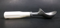 Vintage Taiwan Aluminum Ice Cream Scoop w/ White Plastic Handle (Small crack in handle) - Treasure Valley Antiques & Collectibles