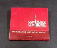 New York, New York Hotel & Casino Las Vegas, Nevada Red Souvenir Match Pack - Full - Treasure Valley Antiques & Collectibles