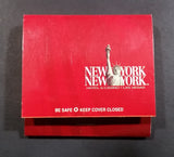 New York, New York Hotel & Casino Las Vegas, Nevada Red Souvenir Match Pack - Full - Treasure Valley Antiques & Collectibles