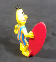 1980s Applause Muppets Sesame Street "Bert with a Surfboard" PVC Toy Figure