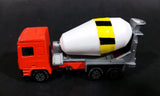 Rare 1980s Yatming Fastwheels Orange Cement Mixing Truck No. 2300 Die Cast Toy Truck Vehicle