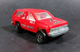 Majorette Novacar No. 107 Fire Dept No. 2 Die Cast Toy Truck SUV Emergency Rescue Vehicle - Treasure Valley Antiques & Collectibles