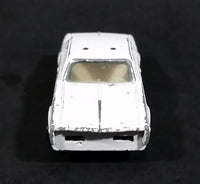 1980s Yatming Dodge Monaco White Rescue Die Cast Toy Car Emergency Vehicle - Treasure Valley Antiques & Collectibles