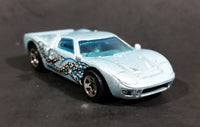 2002 Hot Wheels 1960s Ford GT-40 Octoblast Metallic Pale Blue Die Cast Toy Race Car Vehicle - Treasure Valley Antiques & Collectibles