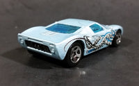 2002 Hot Wheels 1960s Ford GT-40 Octoblast Metallic Pale Blue Die Cast Toy Race Car Vehicle - Treasure Valley Antiques & Collectibles