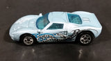 2002 Hot Wheels 1960s Ford GT-40 Octoblast Metallic Pale Blue Die Cast Toy Race Car Vehicle - Treasure Valley Antiques & Collectibles