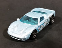 2002 Hot Wheels 1960s Ford GT-40 Octoblast Metallic Pale Blue Die Cast Toy Race Car Vehicle - Treasure Valley Antiques & Collectibles