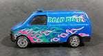 Vintage Made in China Road Devil Blue w/ Pink & Green Flames Van No. 8074 Die Cast Toy Car Vehicle - Treasure Valley Antiques & Collectibles