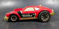 Vintage Tonka - Chevrolet Monza Race Car Pullback and Go Red Pressed Steel Friction Car - Treasure Valley Antiques & Collectibles