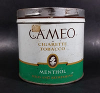 Vintage Rare Find Cameo Menthol Cigarette Tobacco Tin no Lid - Treasure Valley Antiques & Collectibles