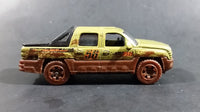 2008 Matchbox Outdoor Adventure Chevy Avalanche Truck Olive Green MB86 Die Cast Toy Car Vehicle - Treasure Valley Antiques & Collectibles