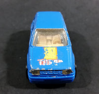 1991 Hot Wheels Renault 5 GT Turbo Blue Die Cast Toy Car Vehicle