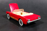 1991 Hot Wheels 1965 Ford Mustang Convertible Dark Red WW Die Cast Toy Car Vehicle - Opening Hood