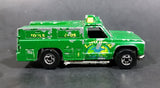 1986 Hot Wheels Workhorses Rescue Ranger Green Die Cast Toy Truck Vehicle - Treasure Valley Antiques & Collectibles