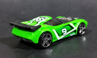 2009 Hot Wheels Track Stars Nerve Hammer Bright Green #9 Die Cast Toy Car Vehicle