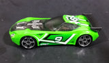 2009 Hot Wheels Track Stars Nerve Hammer Bright Green #9 Die Cast Toy Car Vehicle