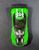 2009 Hot Wheels Track Stars Nerve Hammer Bright Green #9 Die Cast Toy Car Vehicle