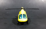 2006 Hot Wheels Aerial Attack 1989 Propper Chopper Stinger Yellow Die Cast Toy Helicopter - Treasure Valley Antiques & Collectibles