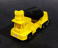 1995 Hot Wheels Oshkosh Cement Mixer Yellow & Black Die Cast Toy Truck Construction Vehicle - Treasure Valley Antiques & Collectibles