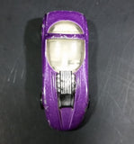 1993 Hot Wheels Silhouette II Metalflake Purple Die Cast Toy Car Vehicle