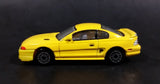 Realtoy Ford Mustang Yellow Die Cast Toy Car Vehicle - 1/64 Scale - Treasure Valley Antiques & Collectibles