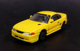 Realtoy Ford Mustang Yellow Die Cast Toy Car Vehicle - 1/64 Scale - Treasure Valley Antiques & Collectibles