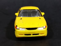 Realtoy Ford Mustang Yellow Die Cast Toy Car Vehicle - 1/64 Scale - Treasure Valley Antiques & Collectibles