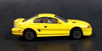 Realtoy Ford Mustang Yellow Die Cast Toy Car Vehicle - 1/64 Scale - Treasure Valley Antiques & Collectibles