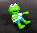 1990 Muppet Babies Baby Kermit The Frog 2" Figurine McDonalds Happy Meal Toy