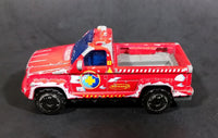 2006 Matchbox Polar Rescue Troop Carrier Red Die Cast Toy Truck Vehicle - Treasure Valley Antiques & Collectibles