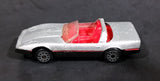 1980s Zee Dyna Wheels 1984 Chevrolet Corvette Silver Targa Top D76 Die Cast Toy Convertible Sports Car Vehicle - Treasure Valley Antiques & Collectibles