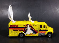 Rare Matchbox Freightliner M2 106 Satellite Aerospace Tracking Vehicle Truck Yellow 18 Die Cast Toy Vehicle - Treasure Valley Antiques & Collectibles