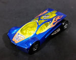 2005 Hot Wheels Track Aces Sling Shot Blue Yellow Orange 00 Die Cast Toy Car Vehicle - Treasure Valley Antiques & Collectibles