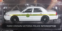 Greenlight Hollywood Collectibles Supernatural Ford Crown Victoria Police Interceptor White Die Cast Toy Car - Treasure Valley Antiques & Collectibles