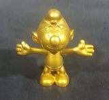 2008 Peyo JAKKS LAFIG Golden Gold Moving Head and Arms 2 3/8" Collectible Smurf Figure - Treasure Valley Antiques & Collectibles