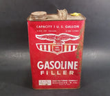 Vintage Eagle No. 1001 Gasoline Filler 1 U.S. Gallon Empty Can (No Spout) - Wellsburg, W. VA - Treasure Valley Antiques & Collectibles