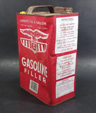 Vintage Eagle No. 1001 Gasoline Filler 1 U.S. Gallon Empty Can (No Spout) - Wellsburg, W. VA - Treasure Valley Antiques & Collectibles