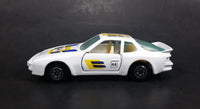 1980s Yatming Porsche 944 Turbo Motor Sport 44 White No. 1089 Die Cast Toy Car Vehicle - Treasure Valley Antiques & Collectibles