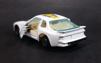 1980s Yatming Porsche 944 Turbo Motor Sport 44 White No. 1089 Die Cast Toy Car Vehicle - Treasure Valley Antiques & Collectibles