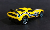 2012 Hot Wheels Thrill Racers City Stunt Fast Fish Yellow Die Cast Toy Race Car Vehicle - Treasure Valley Antiques & Collectibles