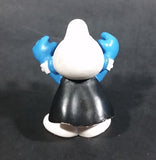 2005 Schleich Germany Peyo Smurf Dracula Halloween Costume 2 1/4" PVC Figurine - Treasure Valley Antiques & Collectibles