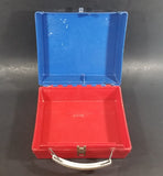 Very Rare 1976 NHLPA NHL Ice Hockey Players Association Blue Red Signatures Lunch Box (No Thermos) - Treasure Valley Antiques & Collectibles