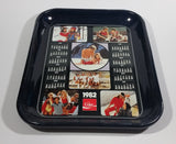 1982 Coca-Cola Coke Youth Outdoors Beach Skiing Sports Calendar Beverage Serving Tray - Treasure Valley Antiques & Collectibles