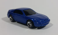 Maisto 1999 Ford Mustang Blue Die Cast Toy Car Vehicle 1/64 Scale - Treasure Valley Antiques & Collectibles