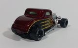 1998 Matchbox 1933 Ford Coupe Maroon Red Good Year Tires Die Cast Hot Rod Toy Car Vehicle - Treasure Valley Antiques & Collectibles