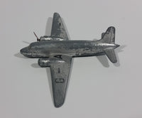 1947-49 Dinky Toys Viking Twin Propeller Aircraft Airplane Silver Die Cast Toy Plane - Treasure Valley Antiques & Collectibles