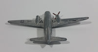 1947-49 Dinky Toys Viking Twin Propeller Aircraft Airplane Silver Die Cast Toy Plane - Treasure Valley Antiques & Collectibles