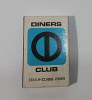 Vintage Diners Club Credit Card Hong Kong Souvenir Promotional Wooden Matches Pack Travel Collectible - Treasure Valley Antiques & Collectibles