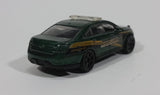 2014 Matchbox Heroic Rescue Ford Police Interceptor Dark Green Die Cast Car Toy Police Emergency Vehicle - Treasure Valley Antiques & Collectibles