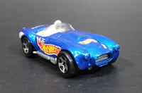 1998 Hot Wheels Race Team Series IV Shelby Cobra 427 S/C Blue #1 Die Cast Toy Car Vehicle - Opening Hood - Treasure Valley Antiques & Collectibles